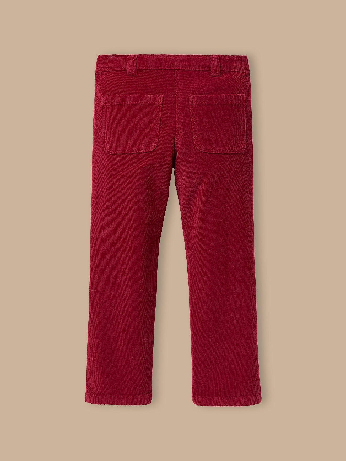 Pantalon flare Fille en velours