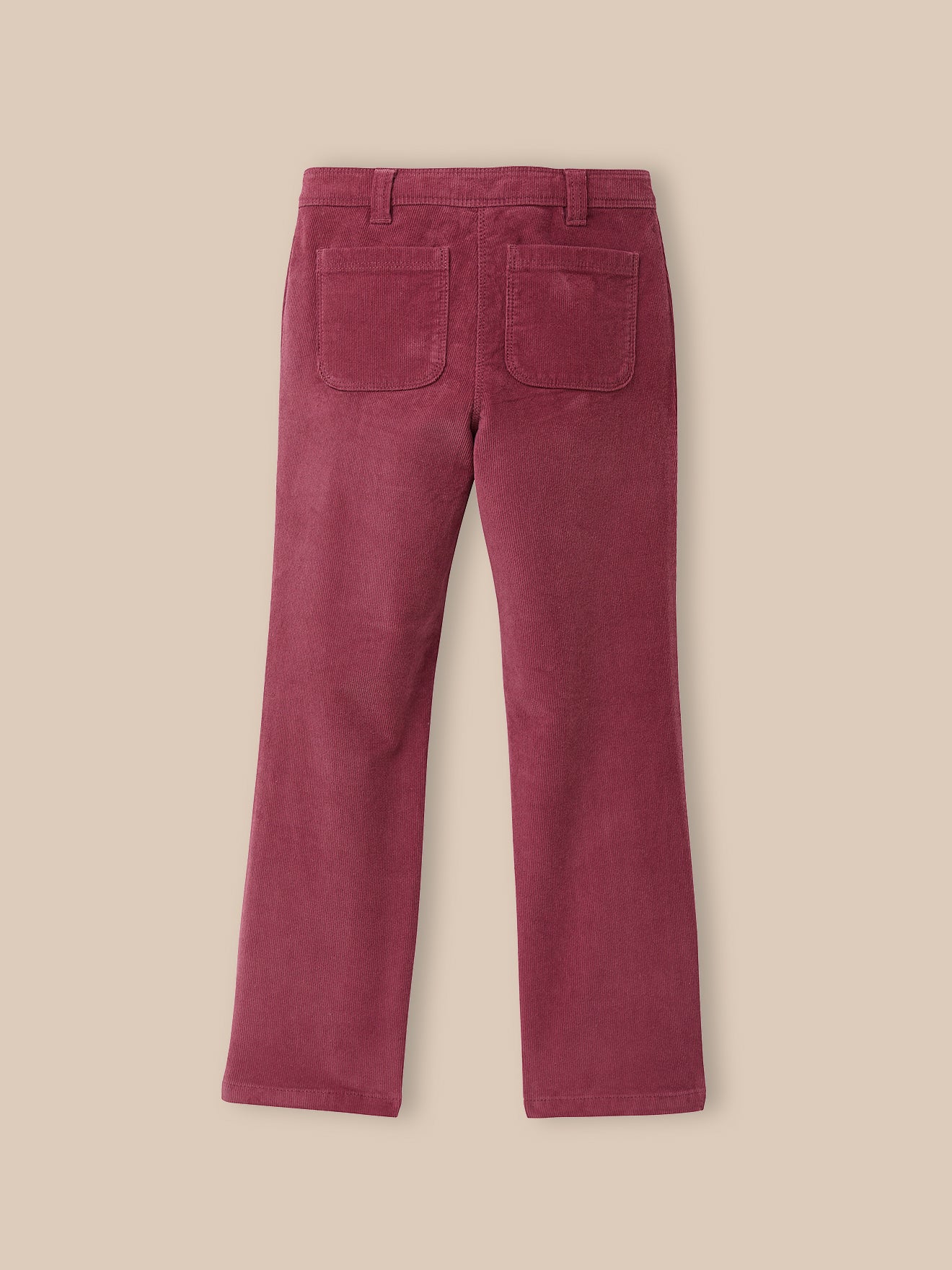 Pantalon flare Fille en velours