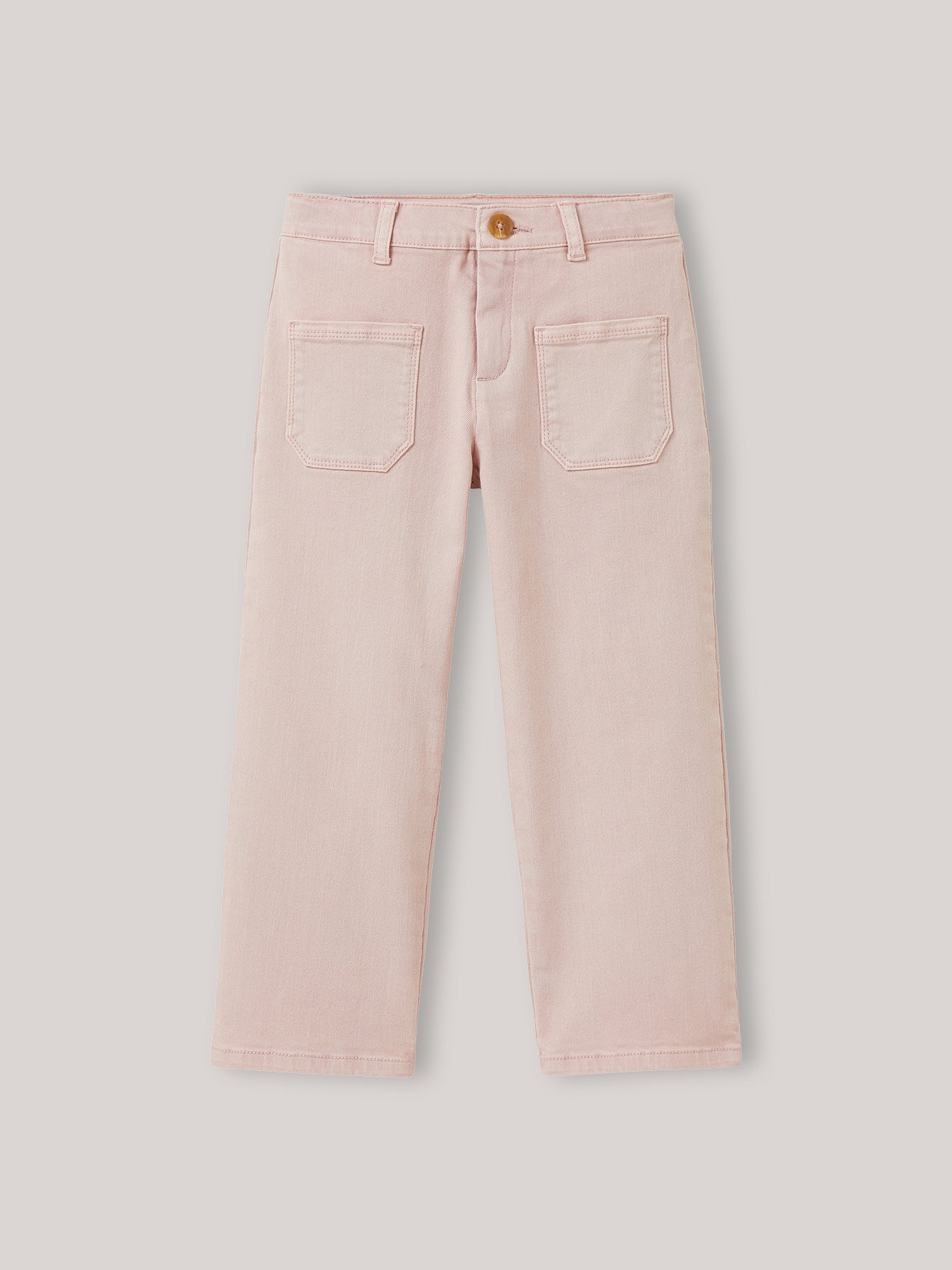 Pantalon droit Fille en denim