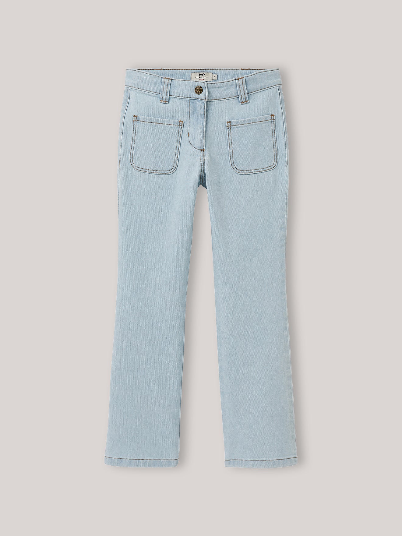 Pantalon flare Fille en denim