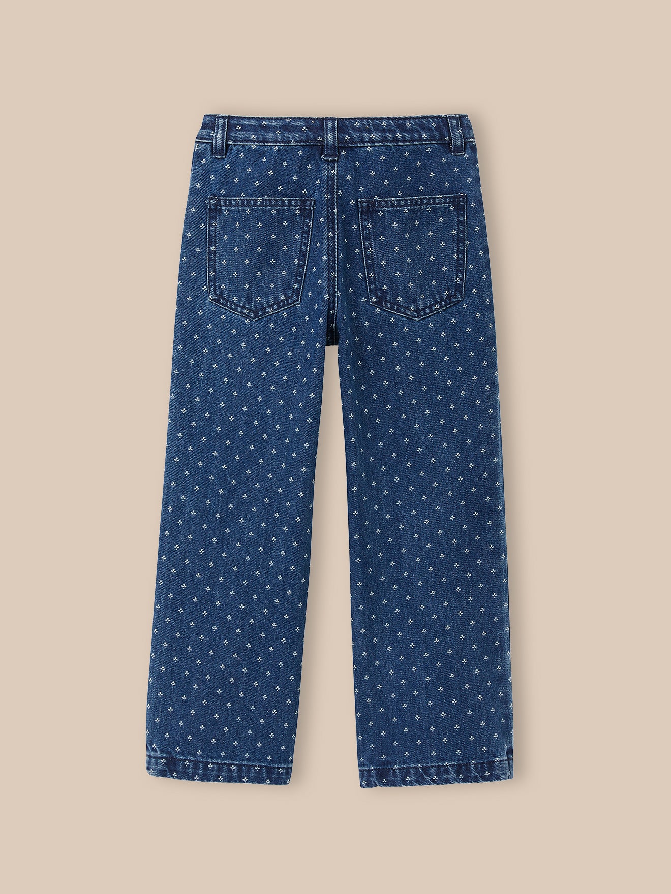 Jean droit fantaisie Fille