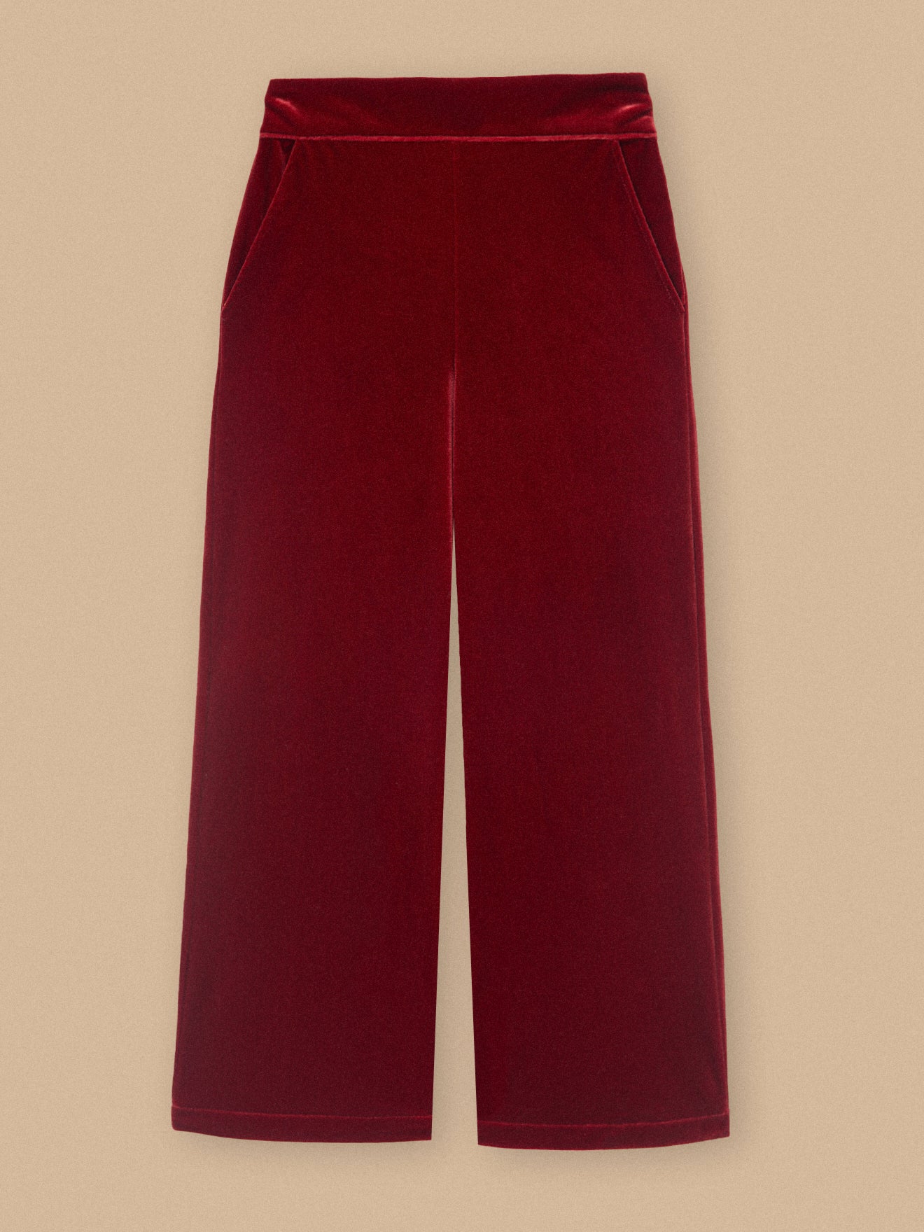 Pantalon en panne de velours Fille