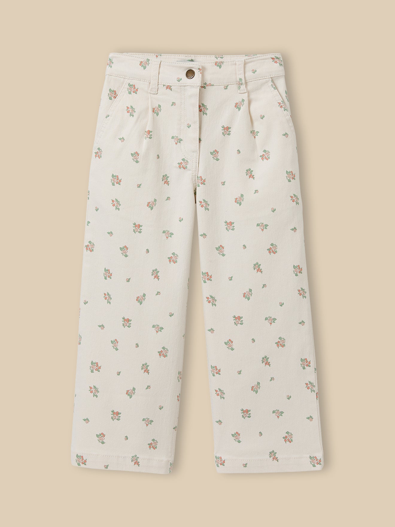 Pantalon large imprimé Fille