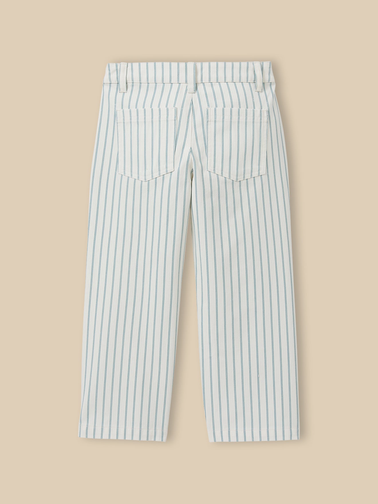 Pantalon en denim rayé Fille