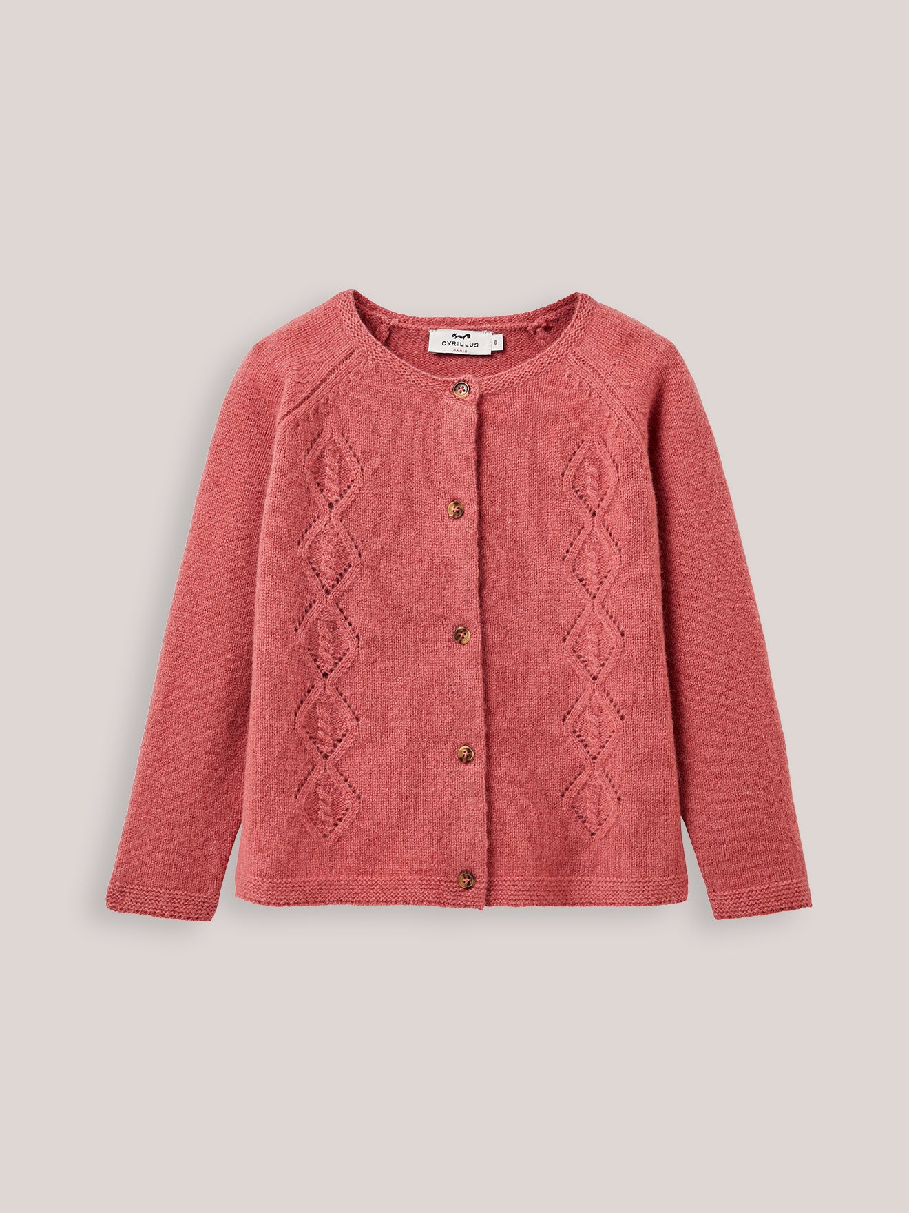 Cardigan Fille en laine mérinos