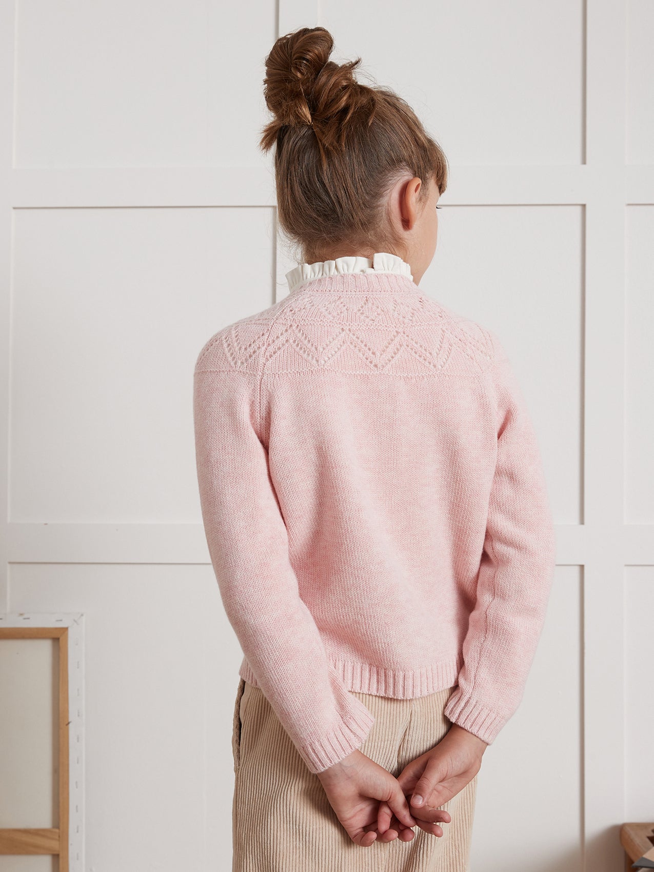 Cardigan ajouré Fille