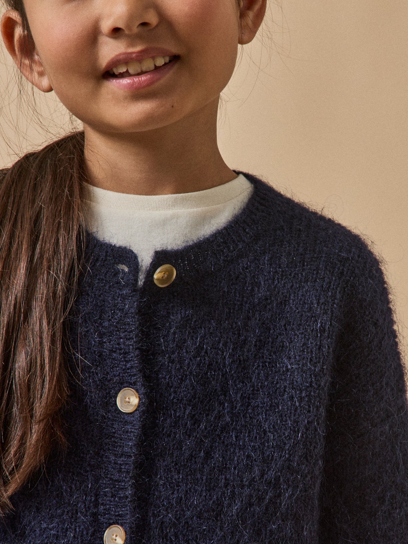 Cardigan laine et mohair - Collection Junior