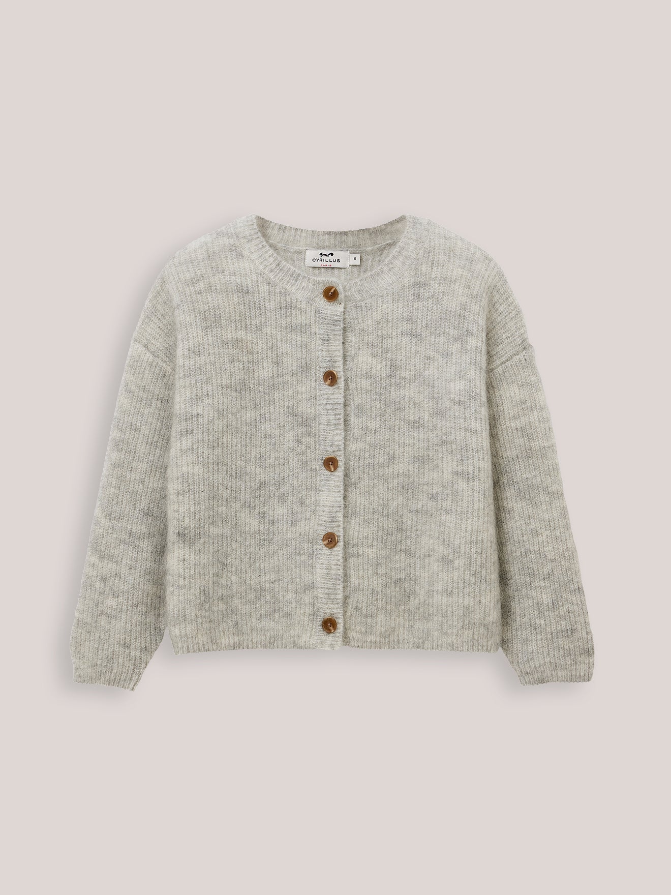 Cardigan Fille avec laine et mohair