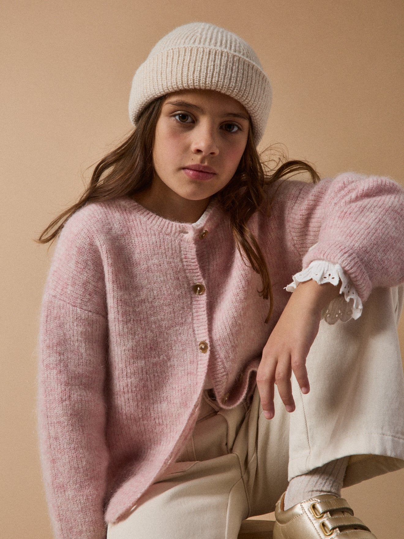 Cardigan laine et mohair - Collection Junior