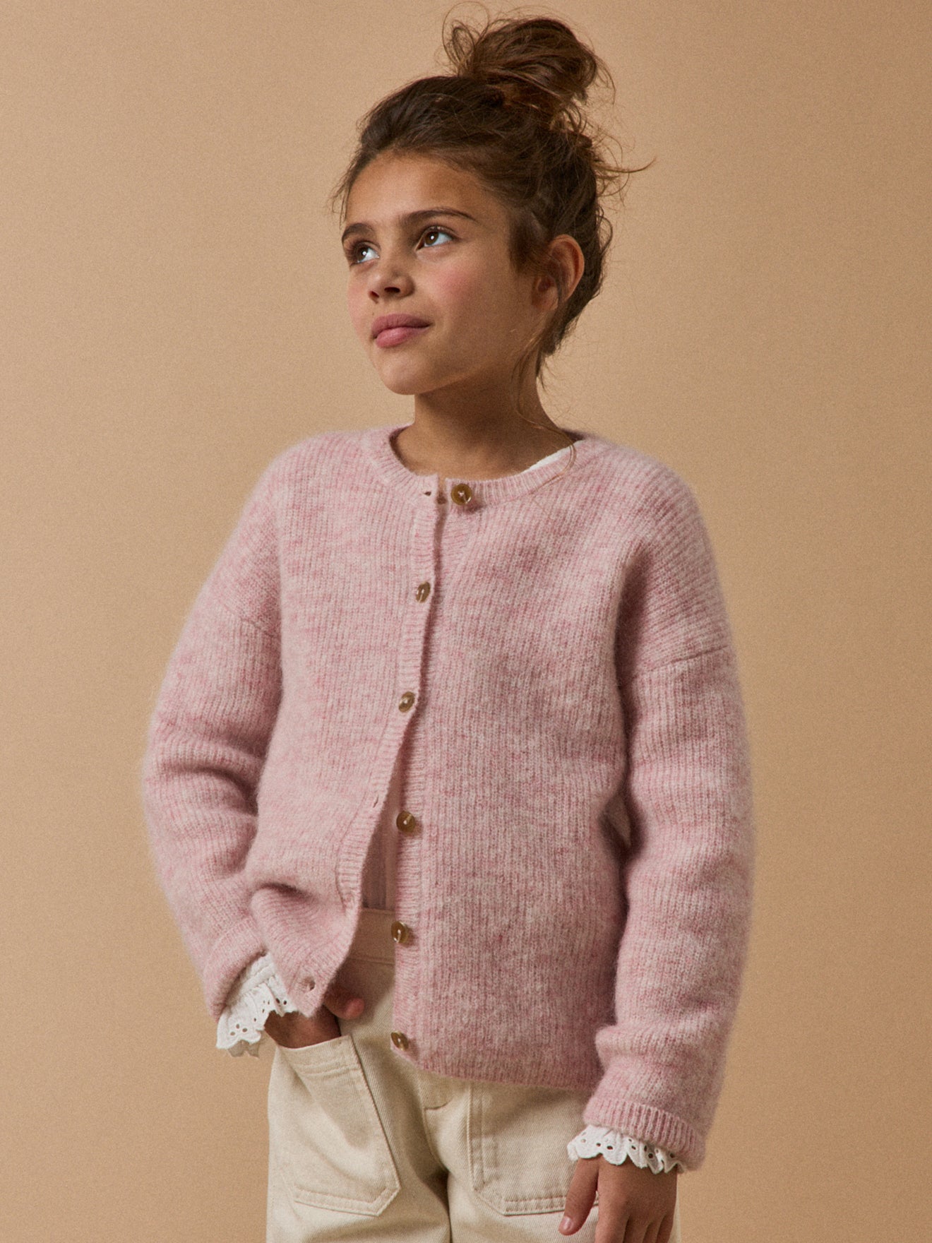 Cardigan laine et mohair - Collection Junior