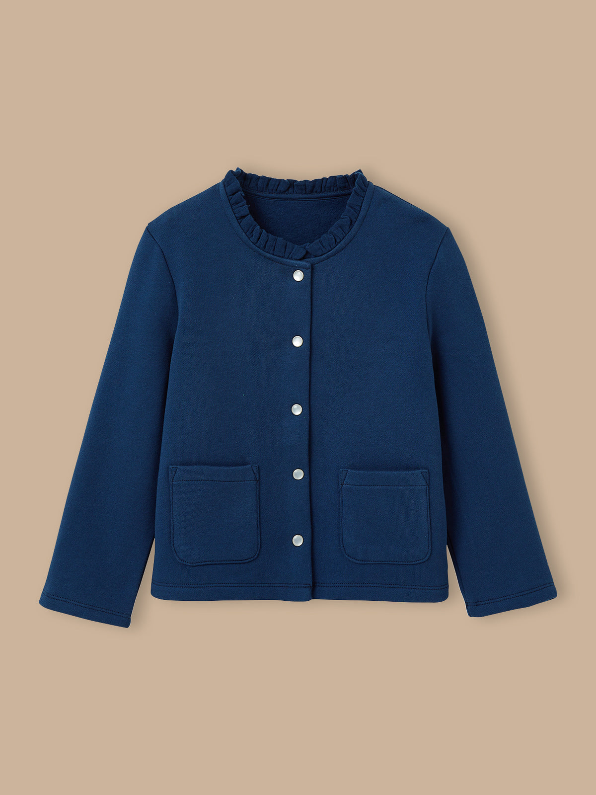 Gilet Fille en molleton - Coton biologique