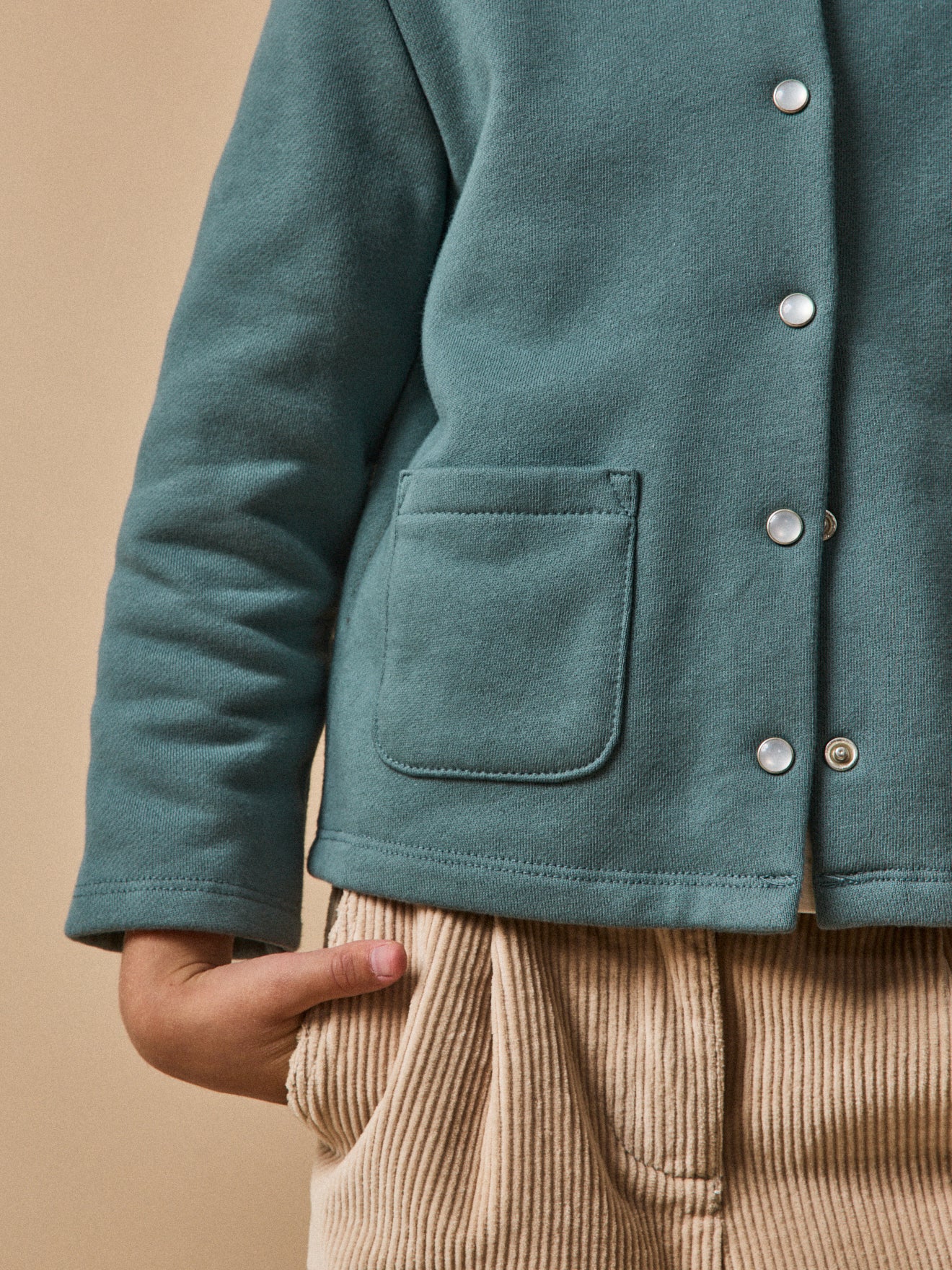 Gilet Fille en molleton - Coton biologique