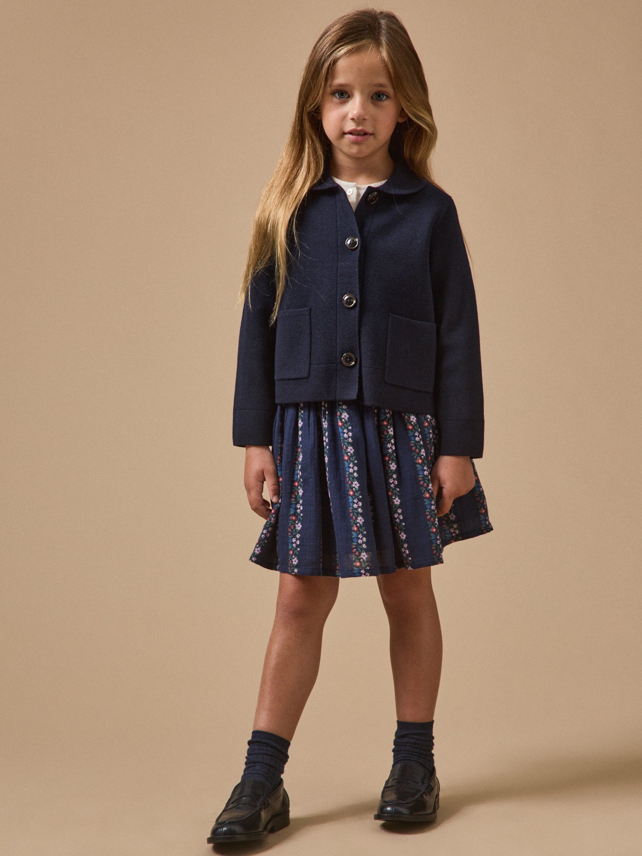 Cardigan en maille Milano Fille - collection Junior