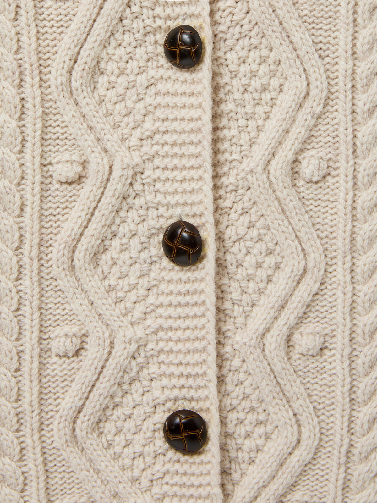 Cardigan torsadé sans manches Fille