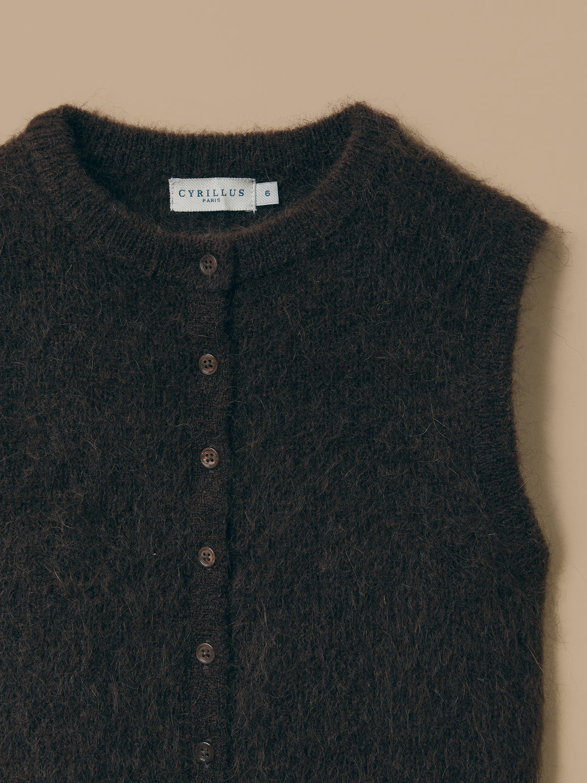Cardigan sans manches doux Fille