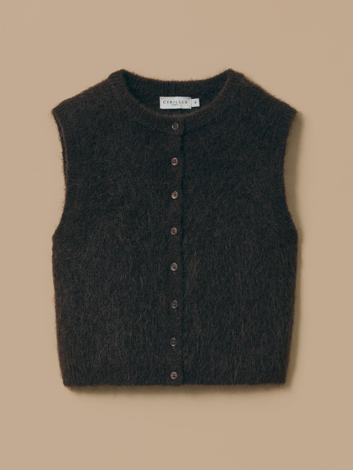 Cardigan sans manches doux Fille