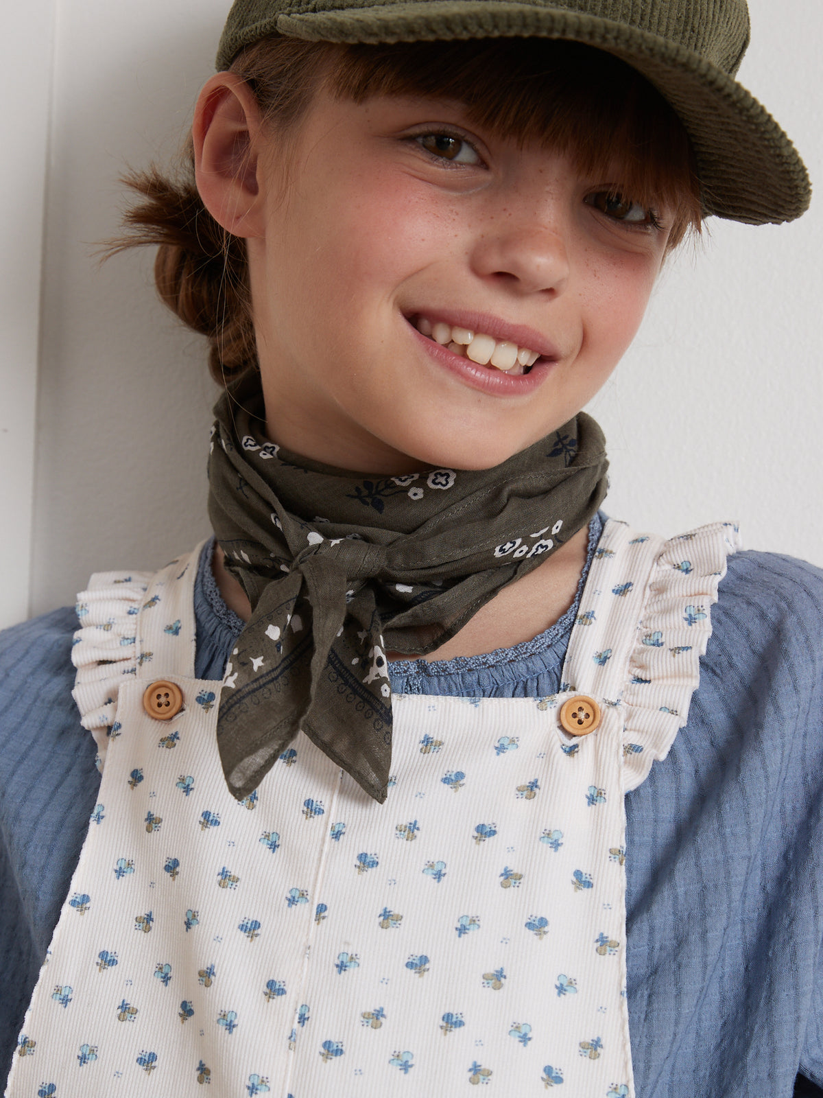 Salopette Été Enfant Fille Fluide 7-11 Ans - Rompers Vintage Chic à Volants Sans Manche