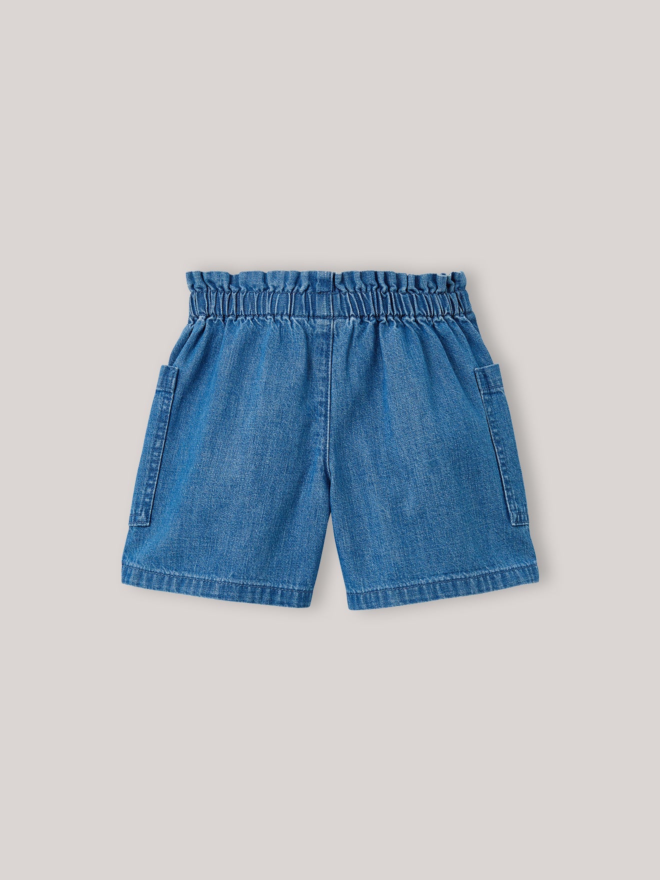 Short Fille en denim light