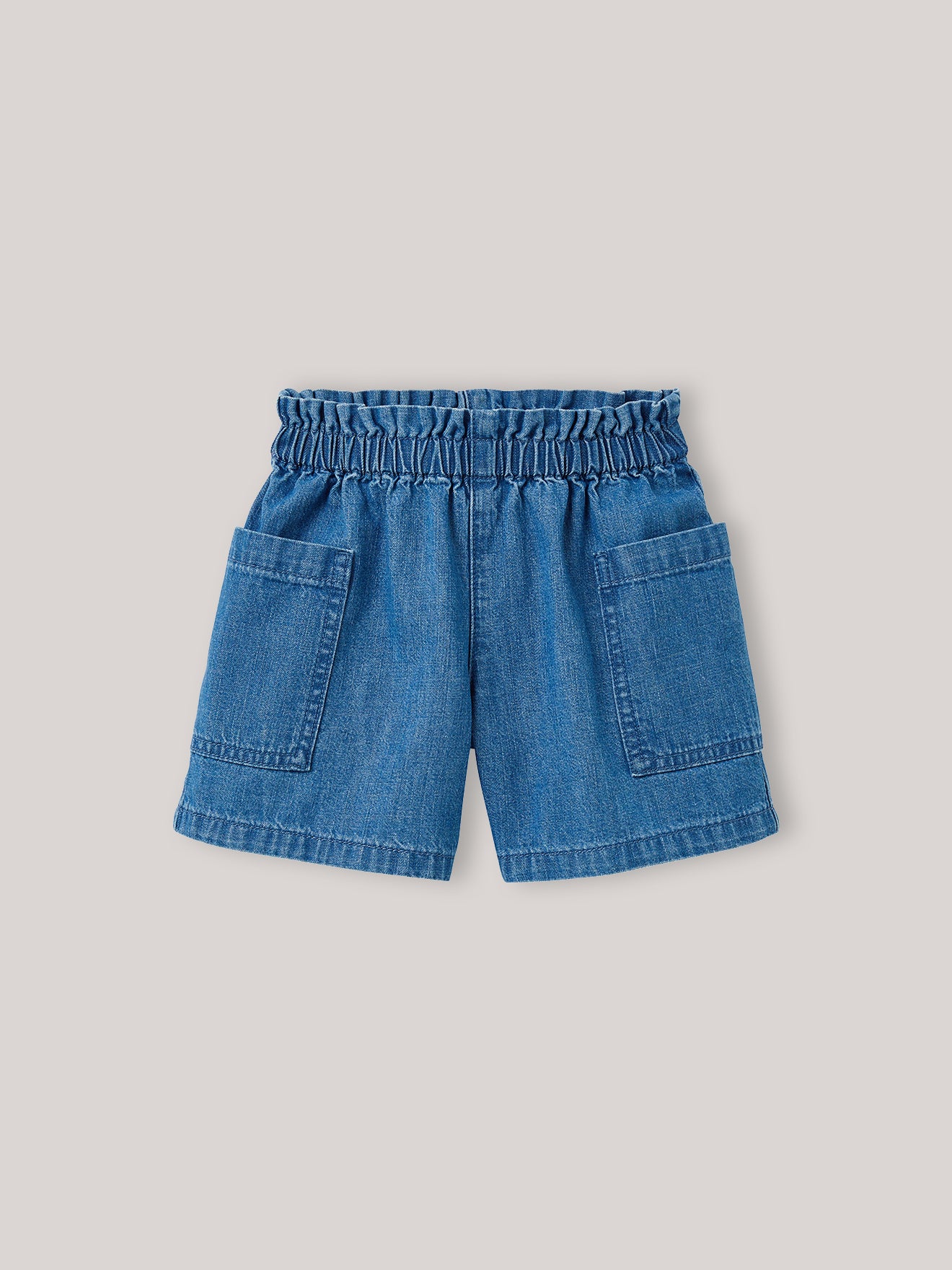 Short Fille en denim light