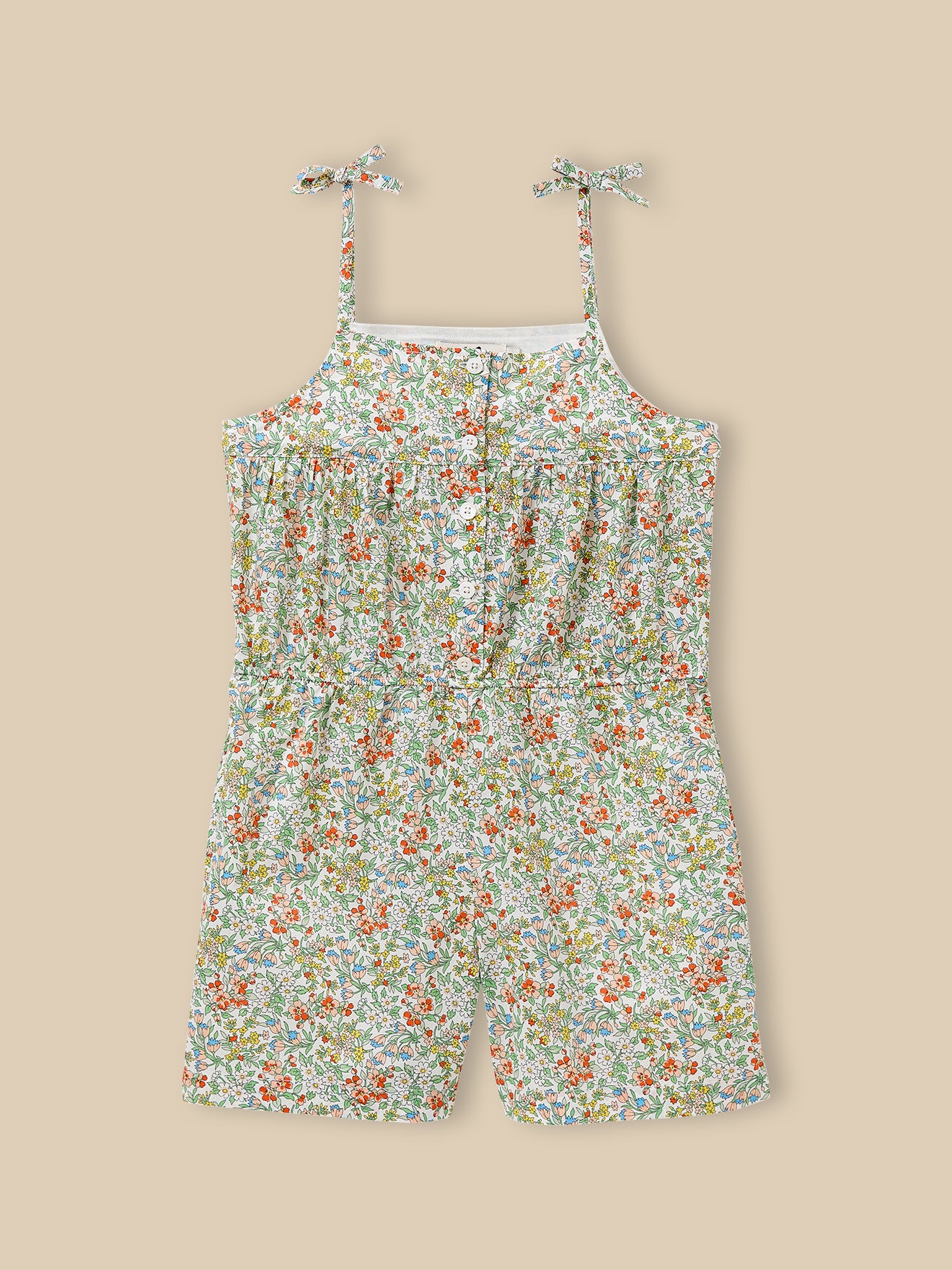 Combishort Fille tissu Liberty Harriet