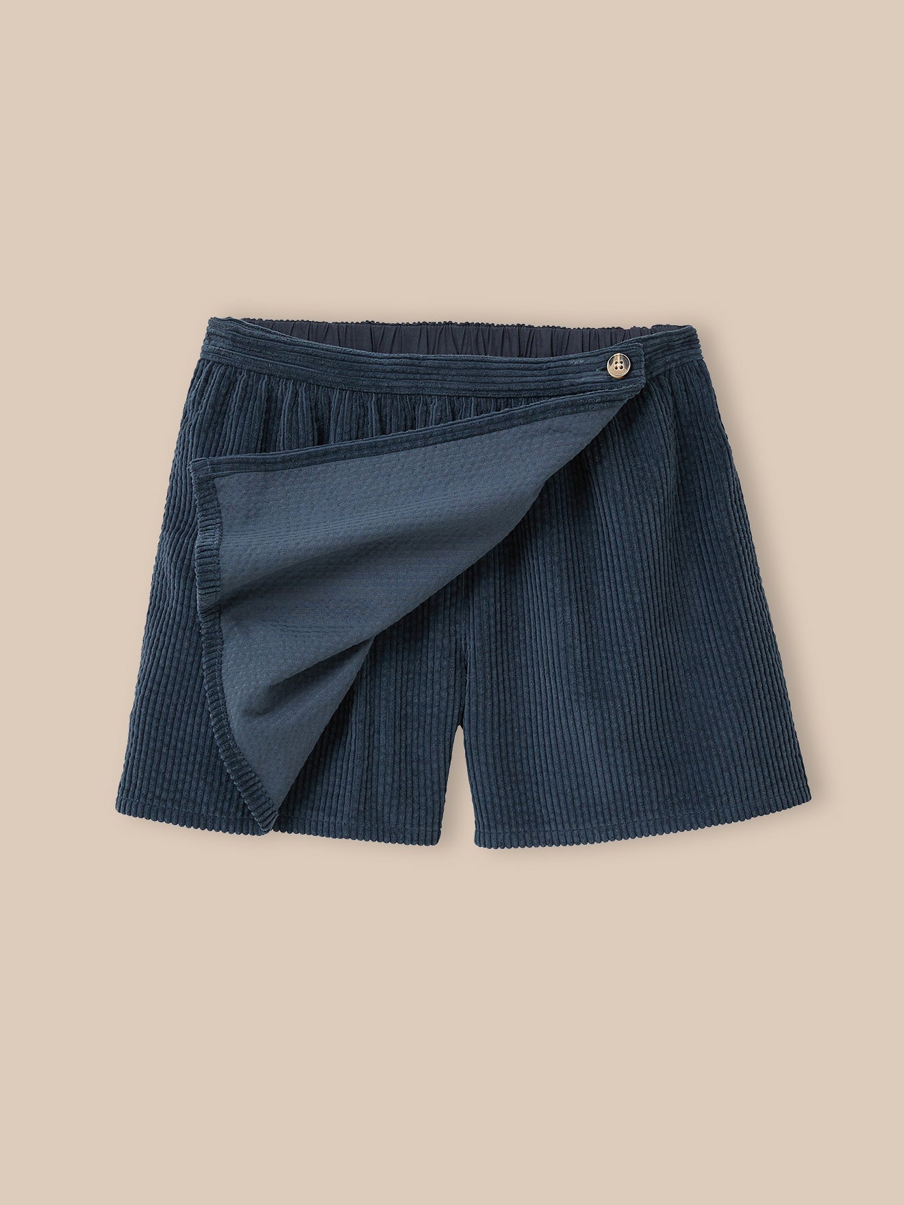 Jupe-short en velours Fille