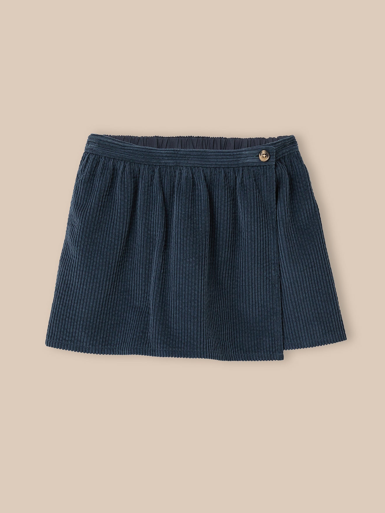 Jupe-short en velours Fille