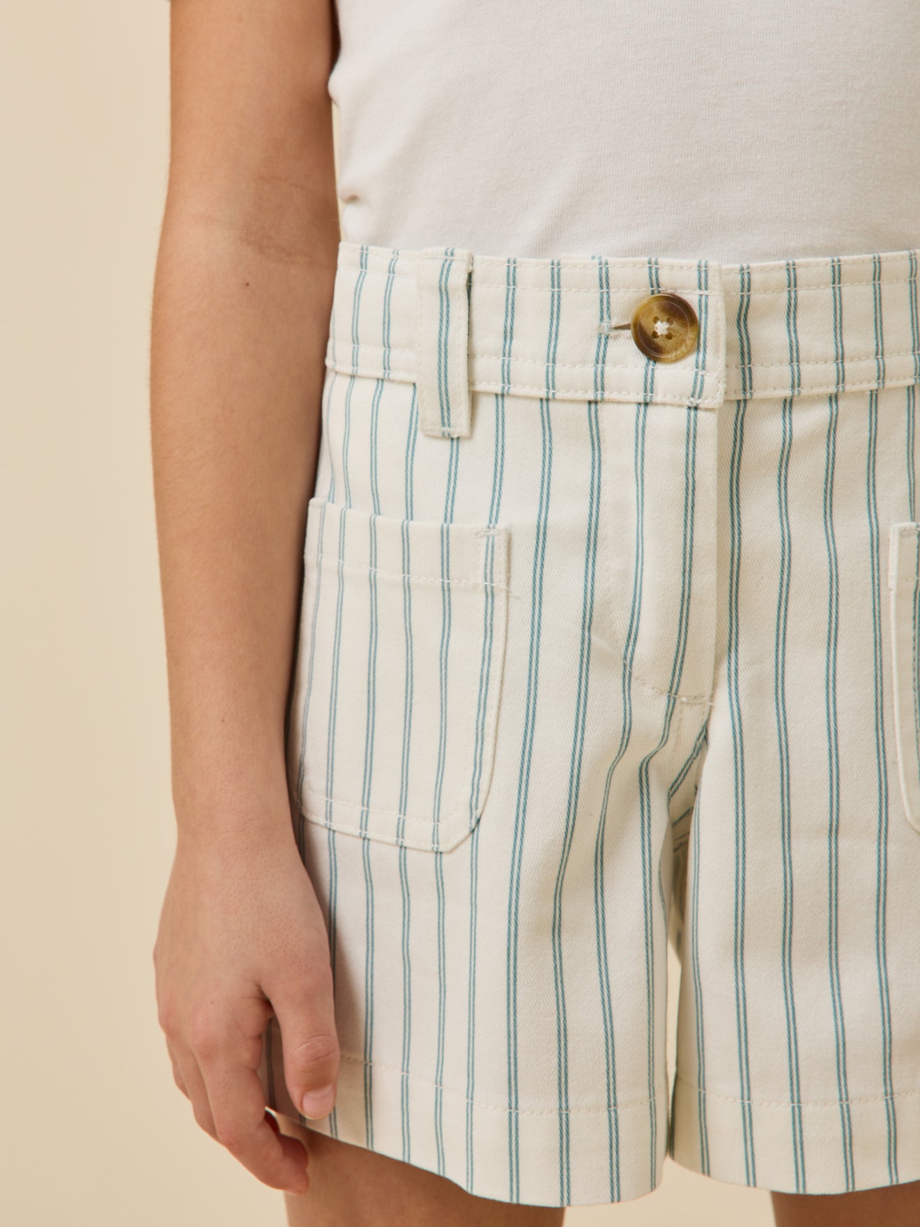 Short rayé Fille