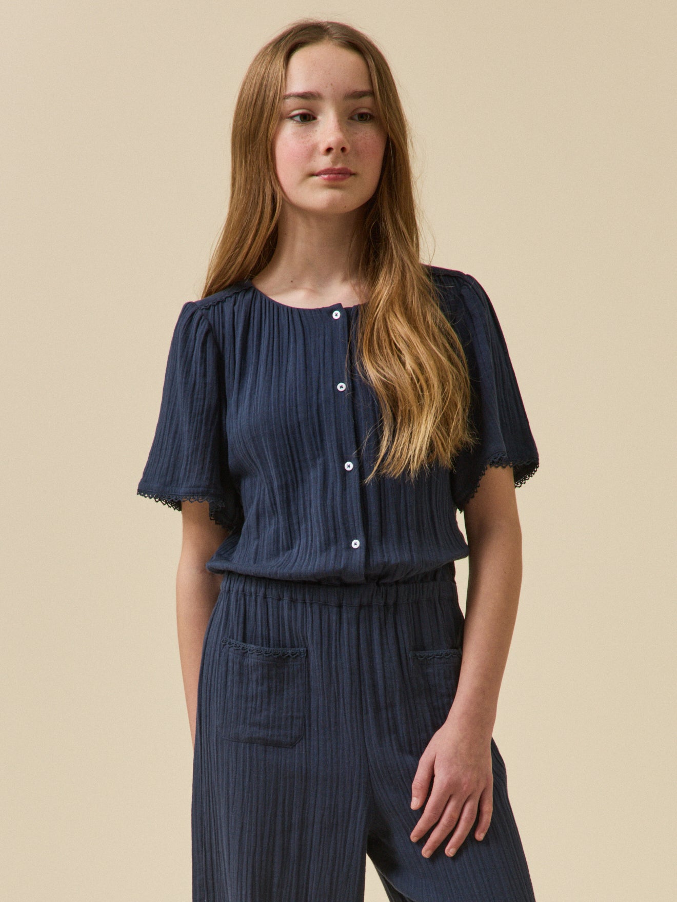 Combinaison en gaze de coton - Collection Junior