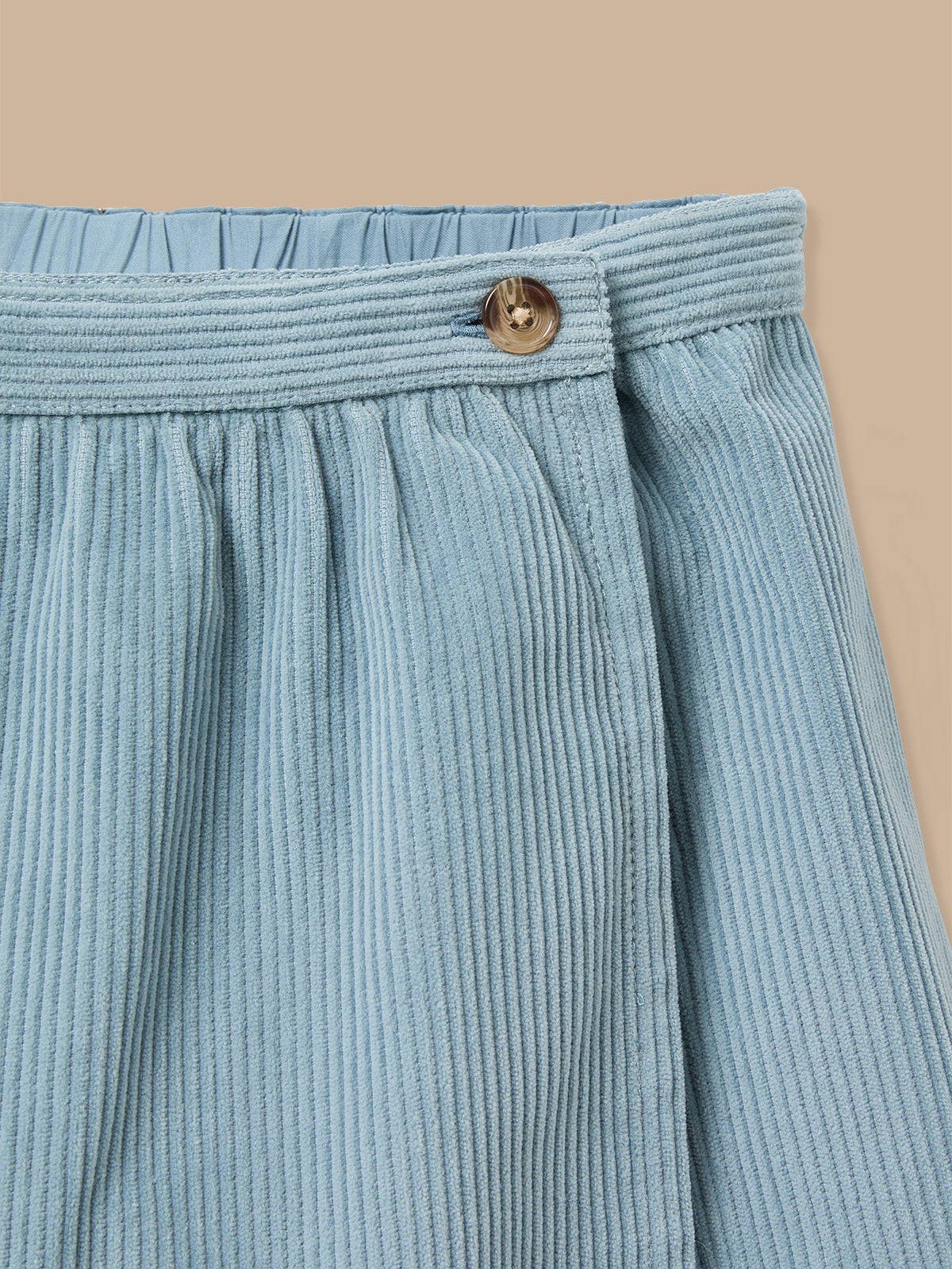Jupe short en velours Fille