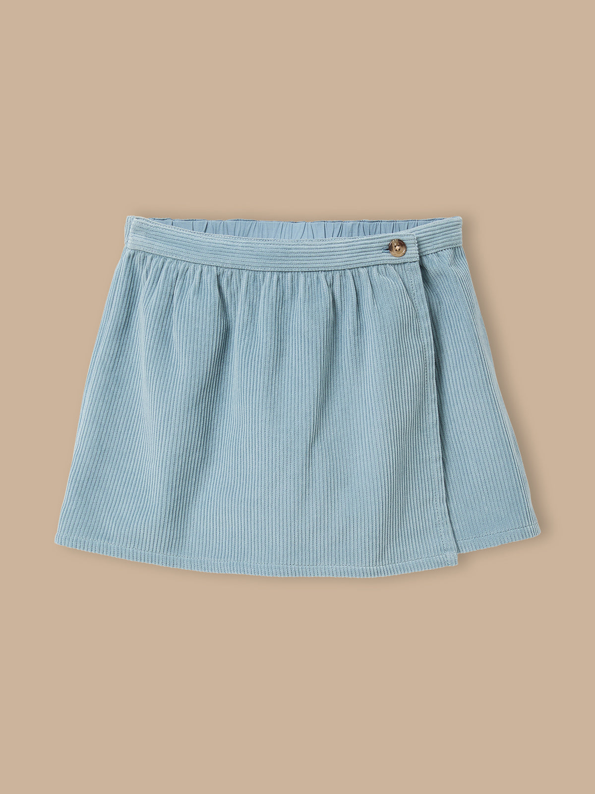 Jupe short en velours Fille