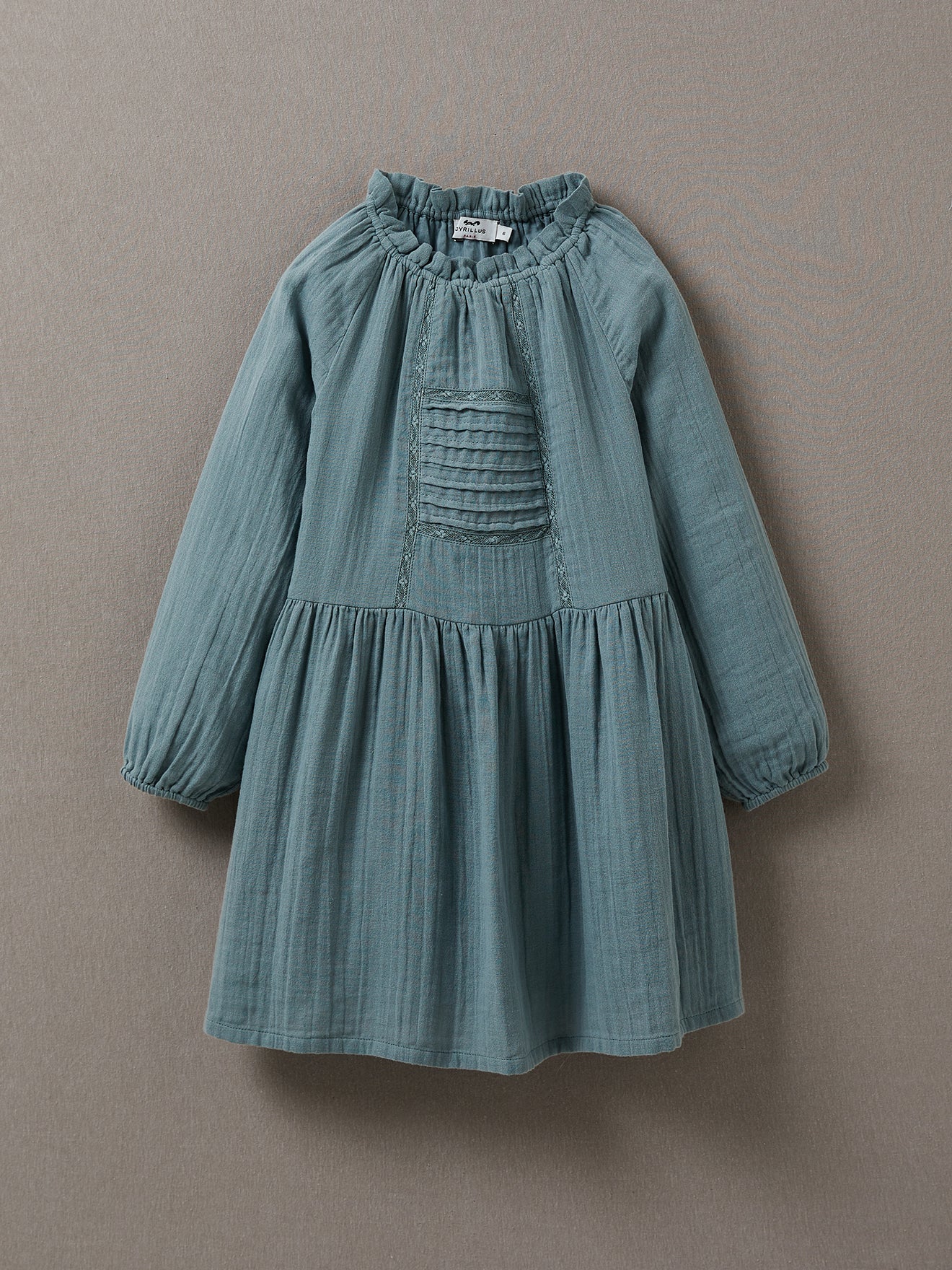 Robe Fille en gaze de coton