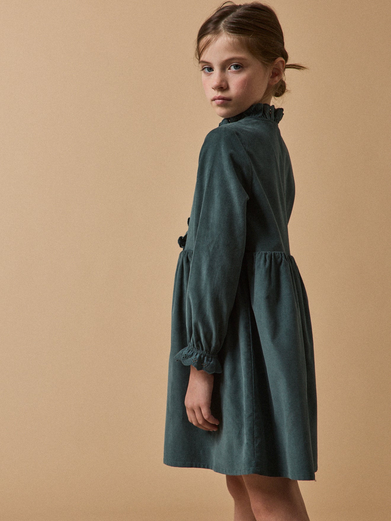 Robe Fille en velours