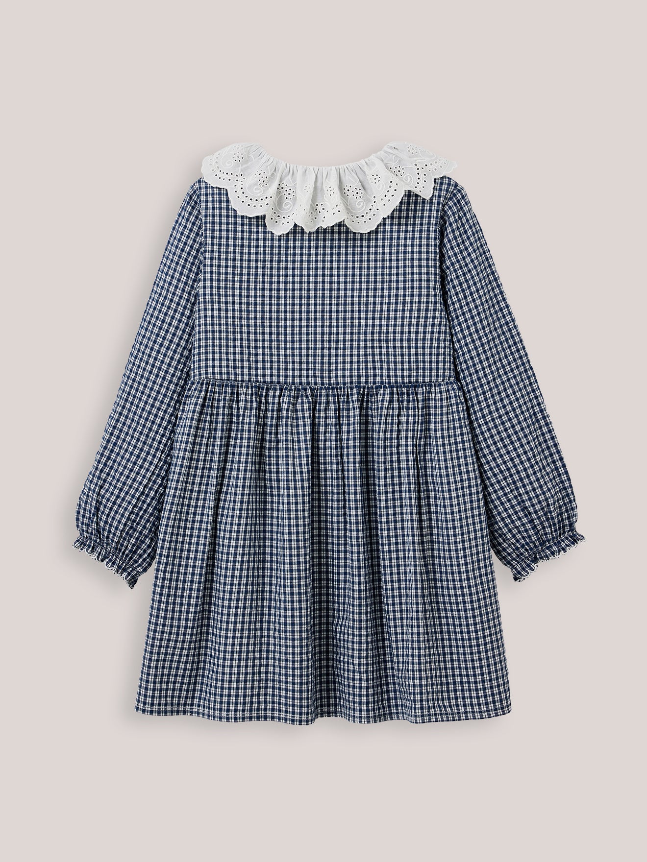 Robe Fille à petits carreaux