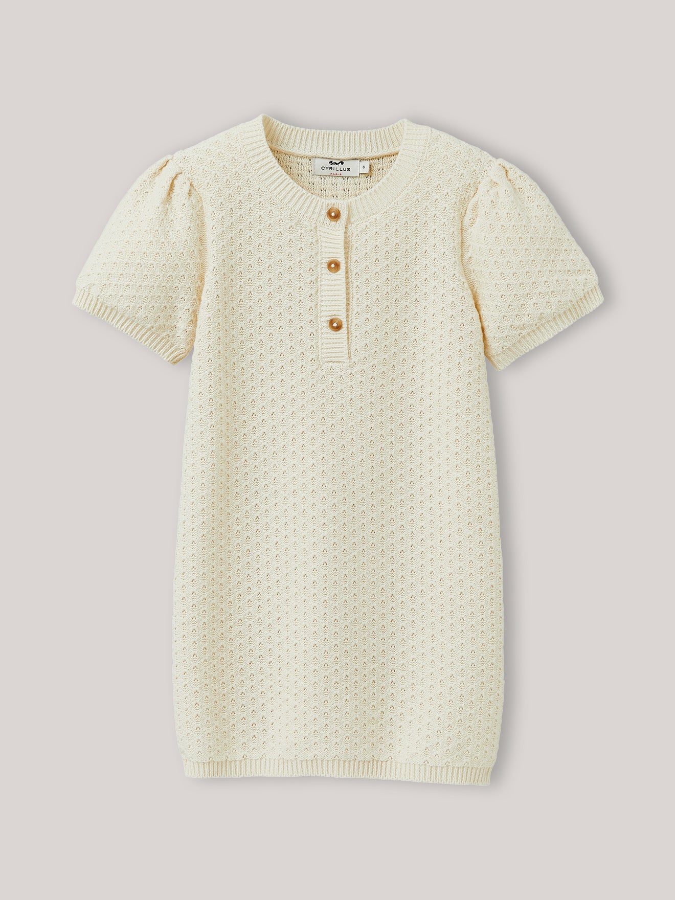 Robe tricot Fille en coton