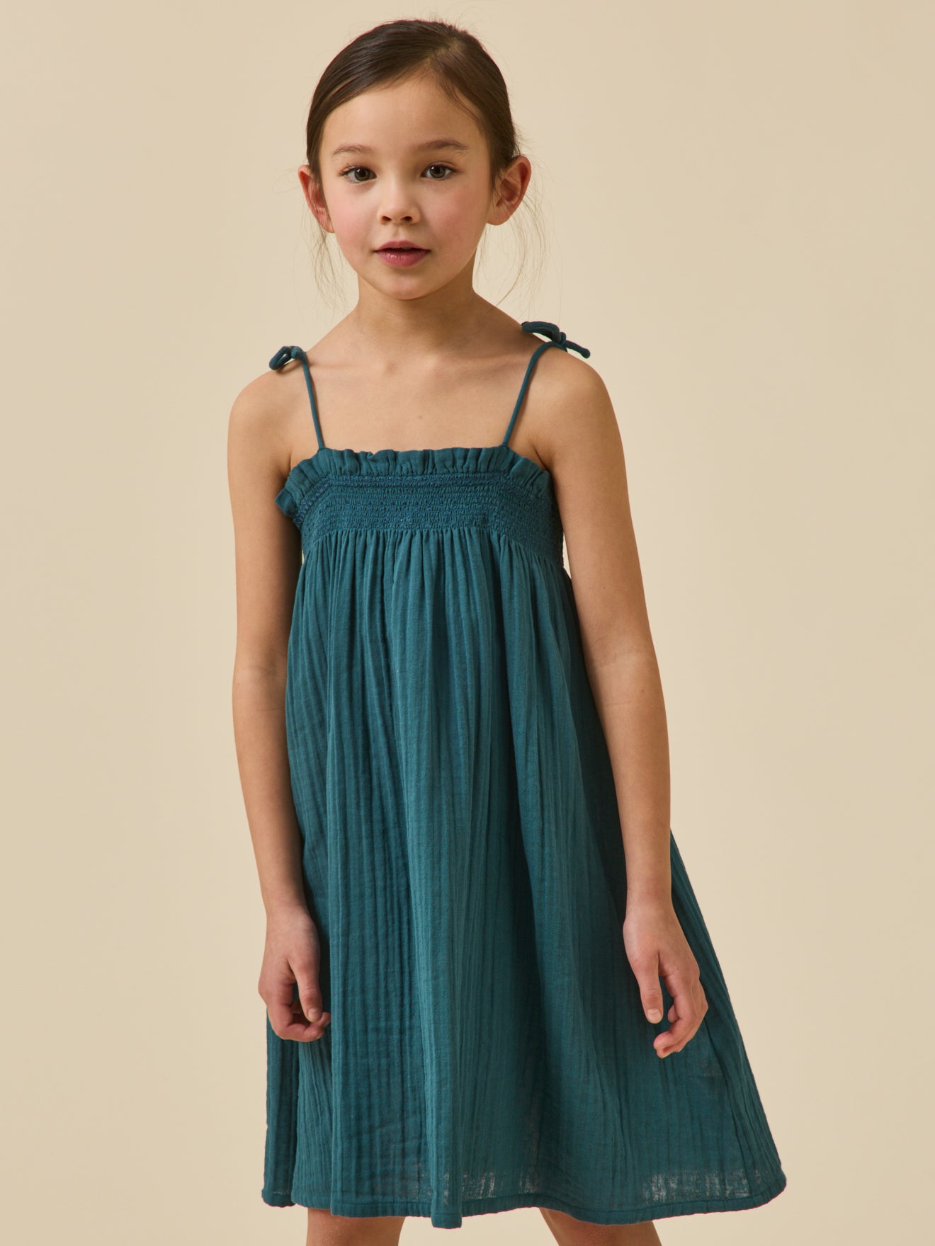 Robe en gaze de coton Fille