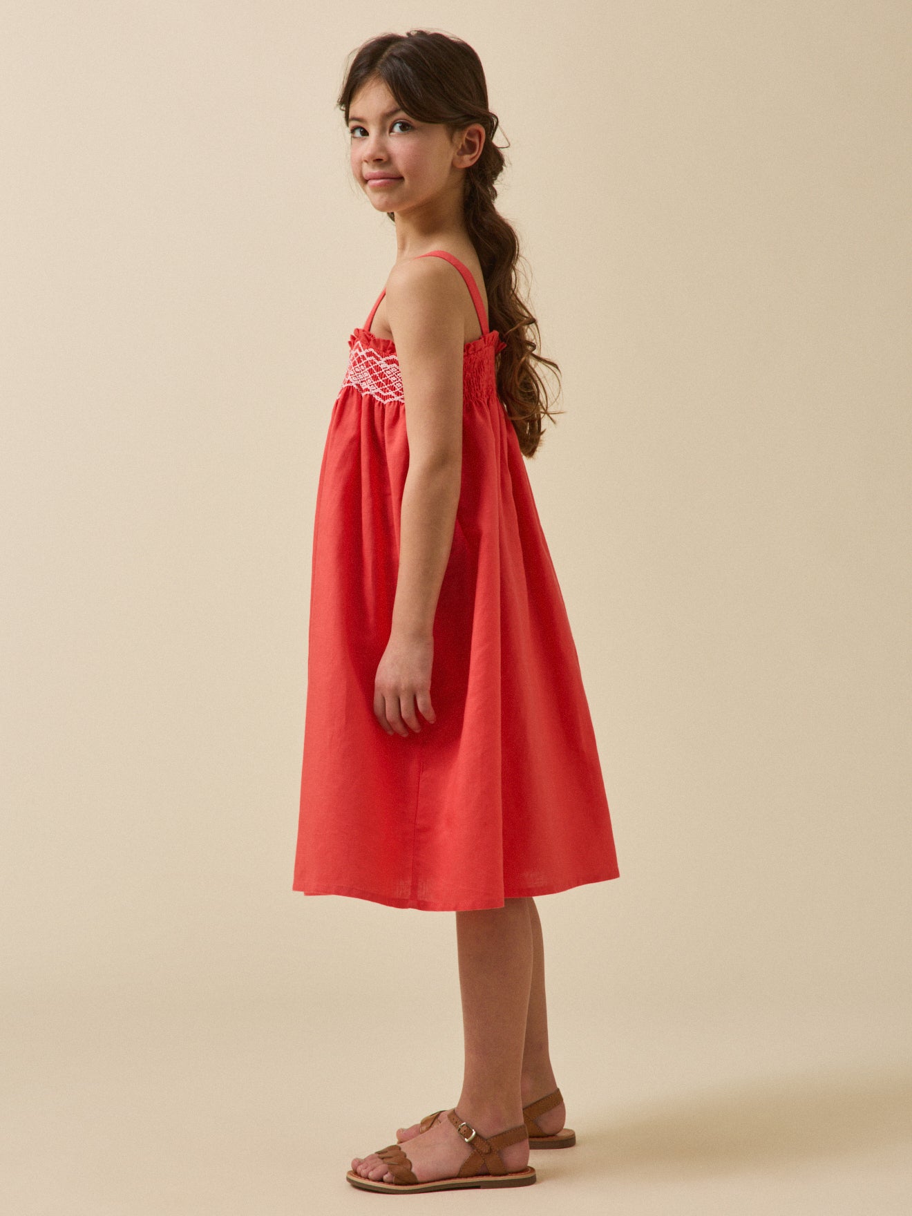 Robe à smocks Fille