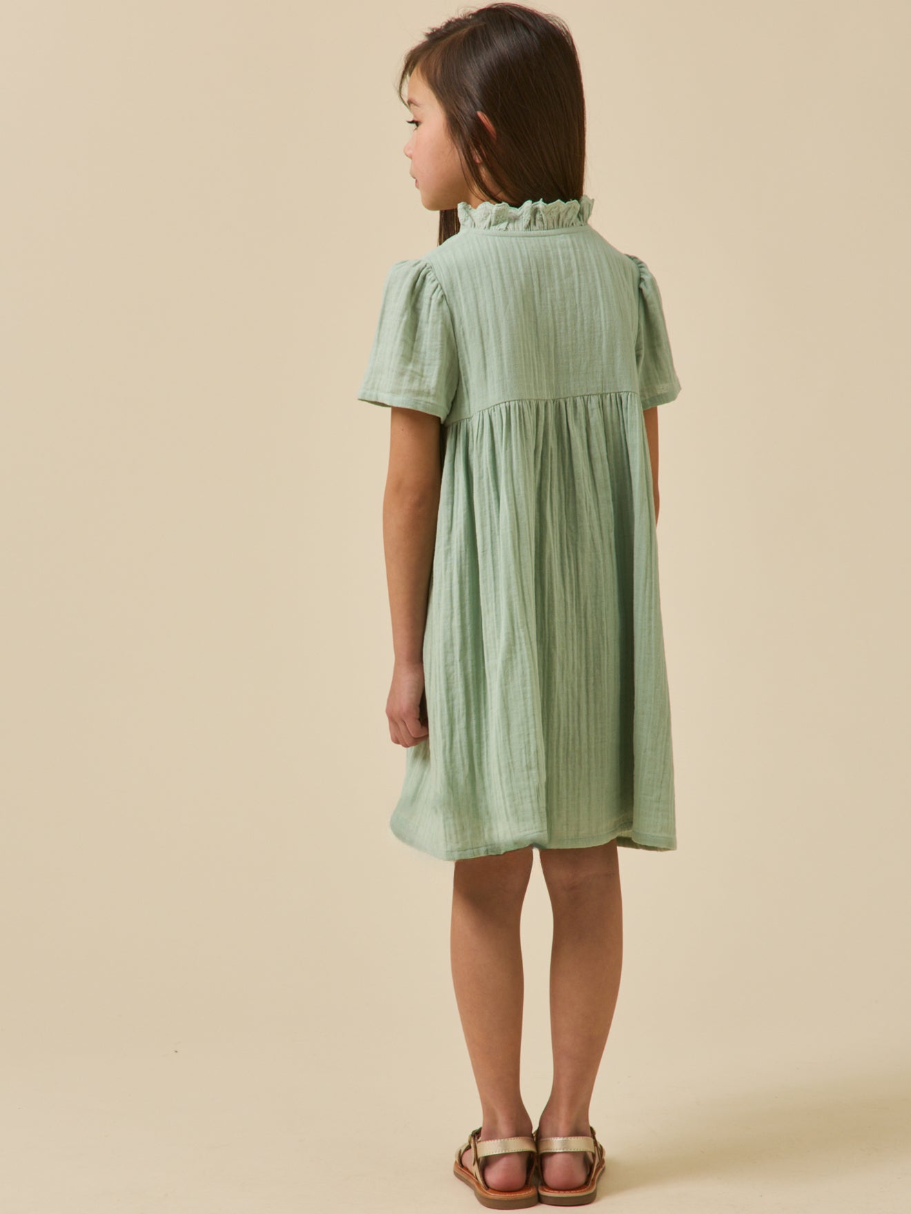 Robe en gaze de coton Fille