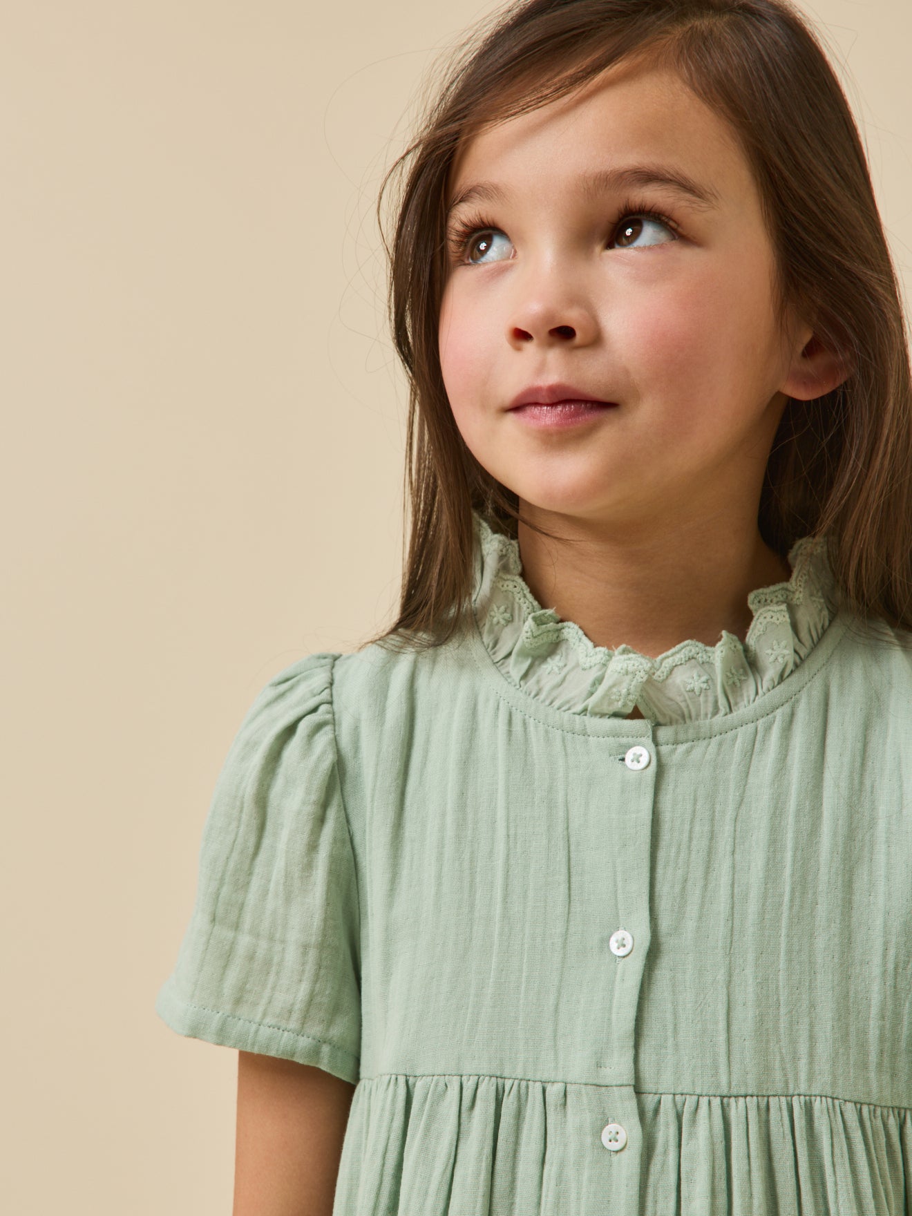 Robe en gaze de coton Fille