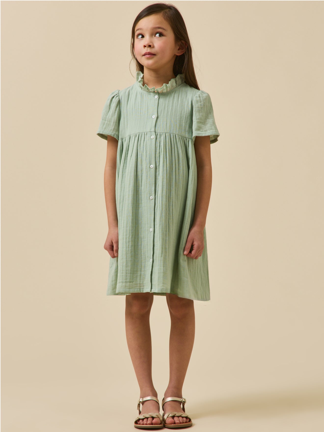 Robe en gaze de coton Fille