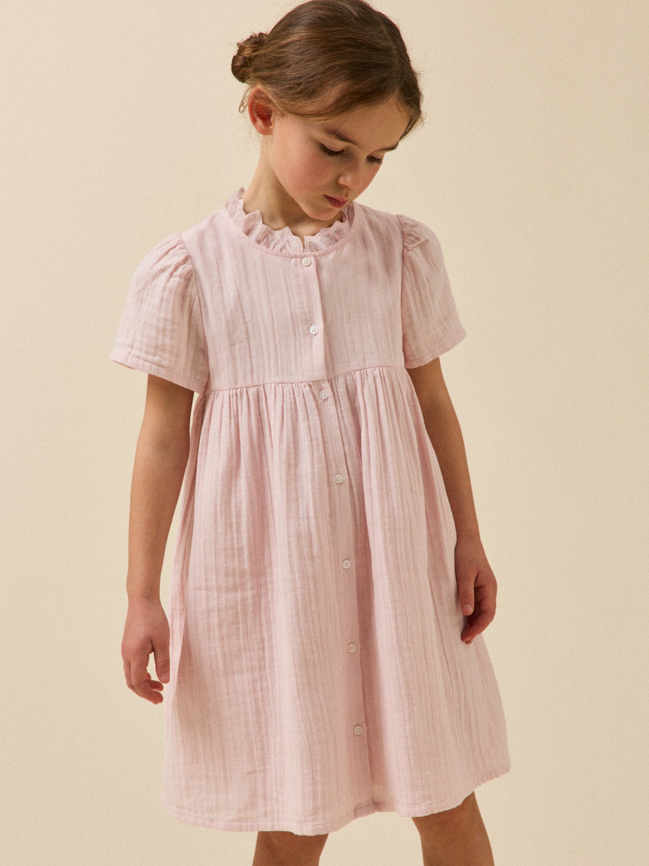 Robe en gaze de coton Fille