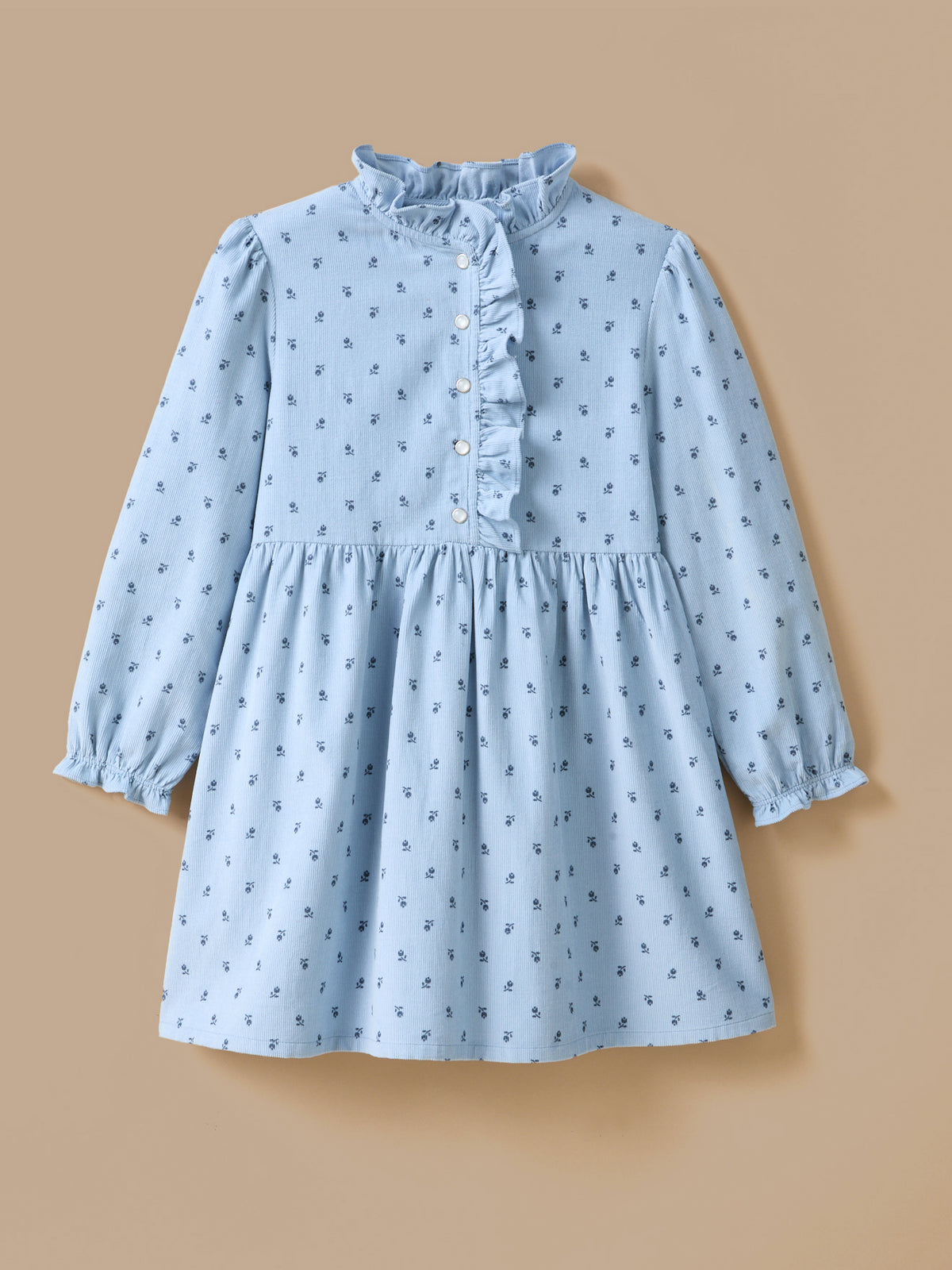Robe imprimée en velours Fille
