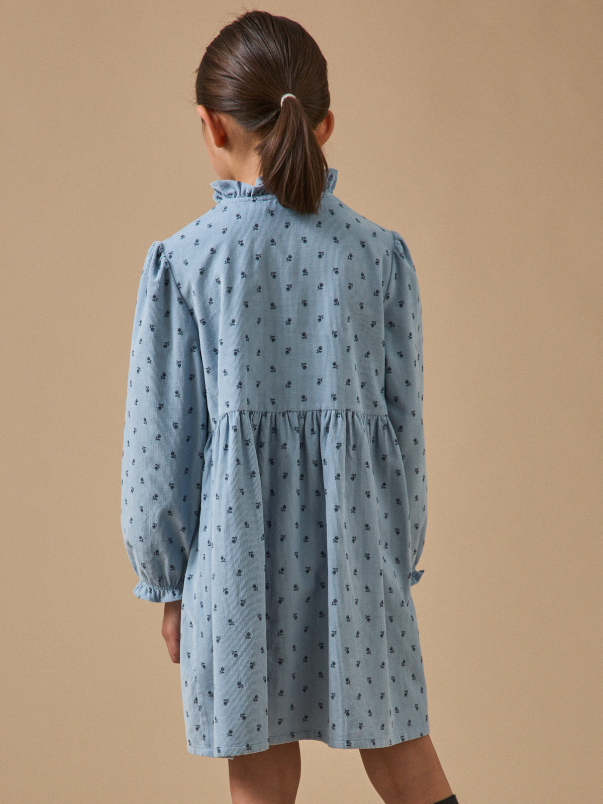 Robe imprimée en velours Fille