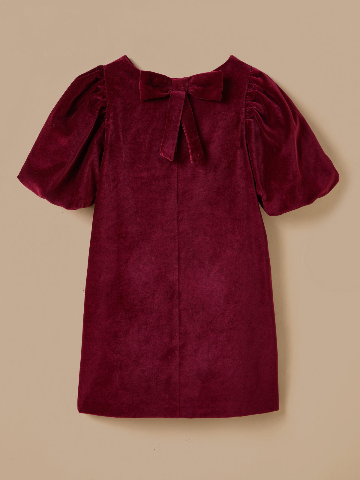 Robe panne de velours Fille