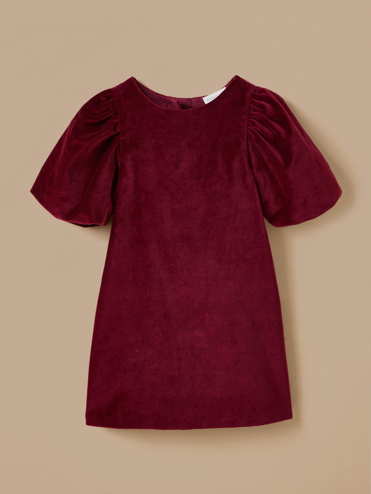 Robe panne de velours Fille