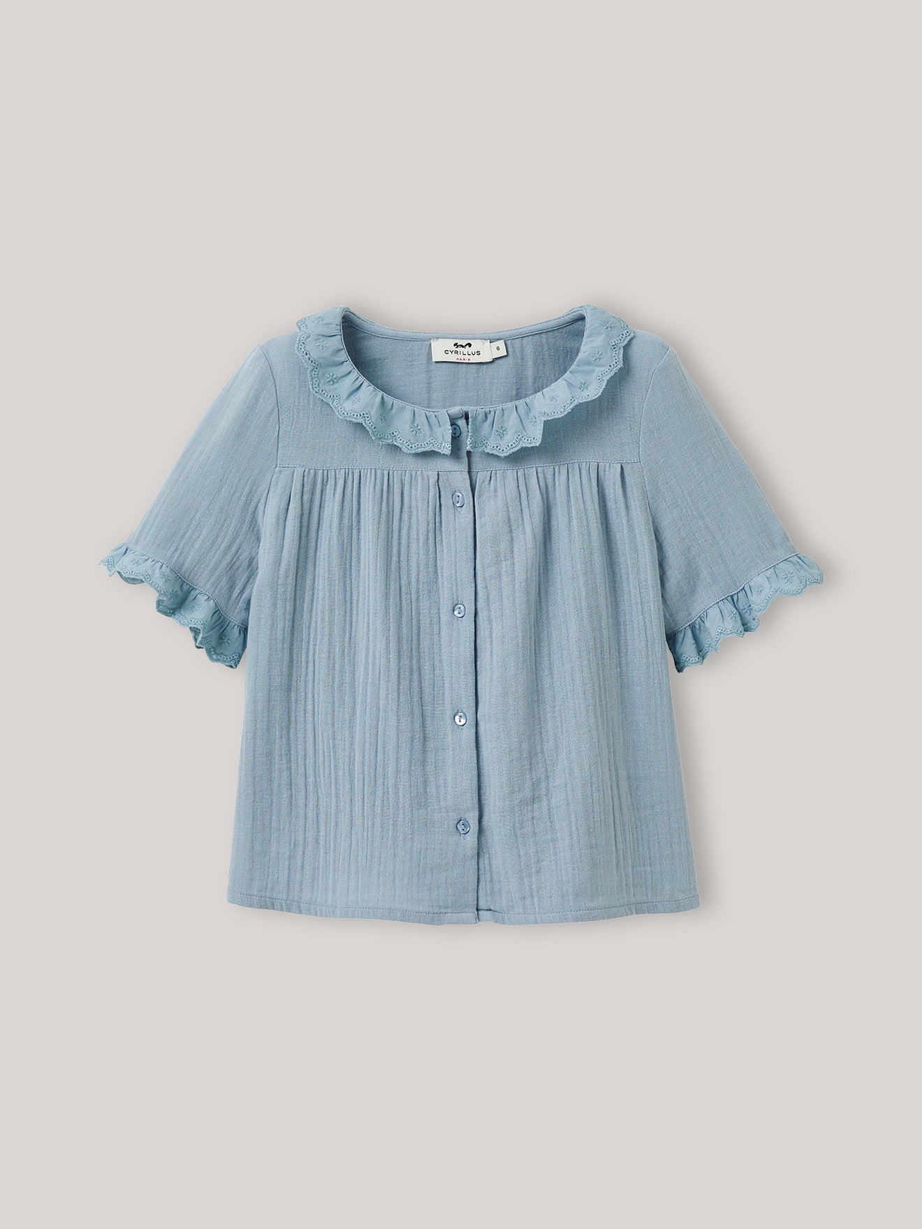 Chemise Fille en gaze - Coton biologique