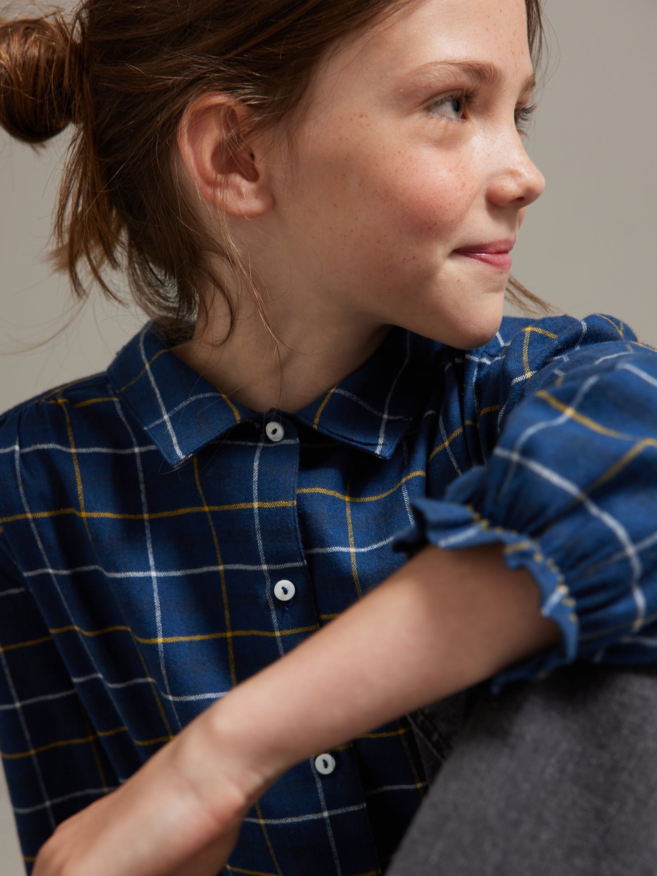 Chemise Fille à carreaux