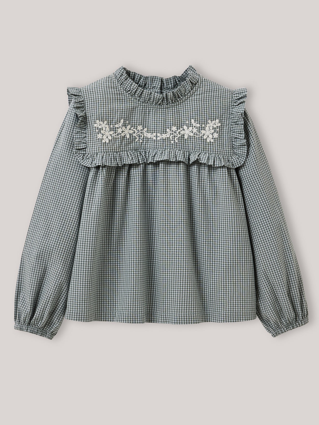 Blouse vichy Fille