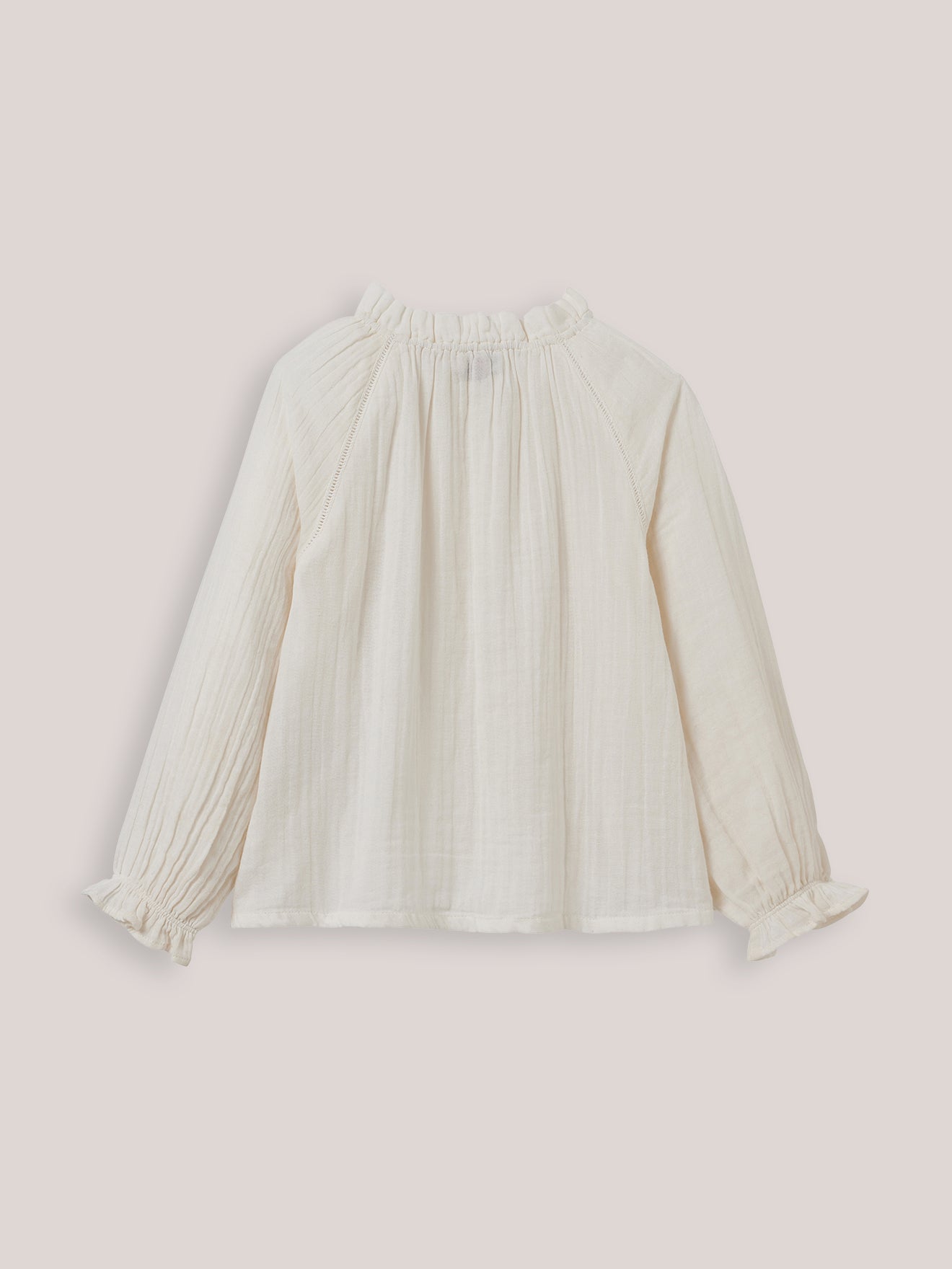 Blouse Fille en gaze de coton