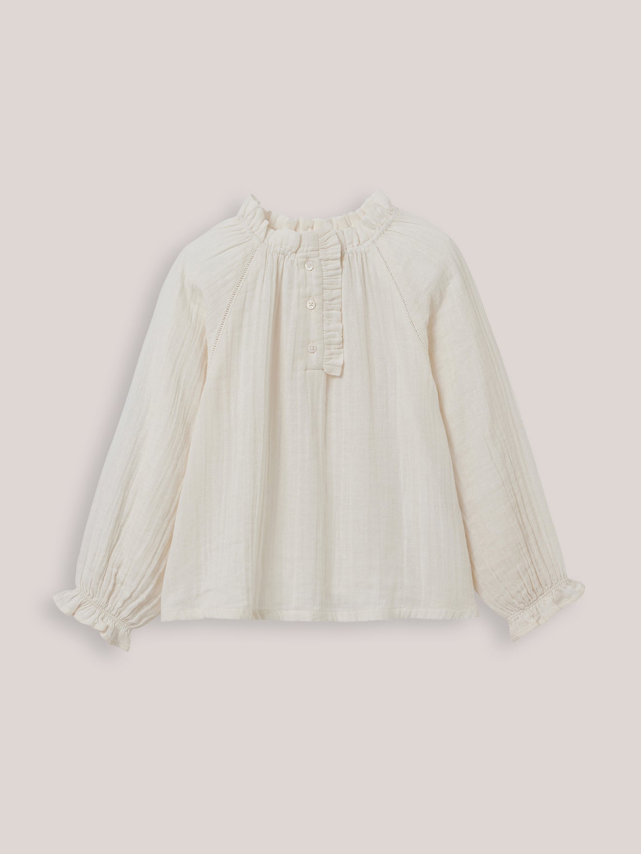 Blouse Fille en gaze de coton