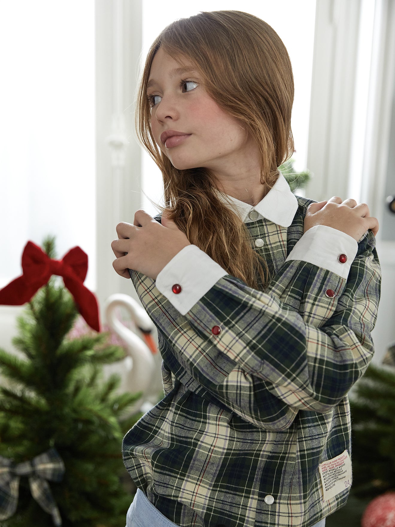 Chemise unisexe enfant Camille - Noël au pays de Constance